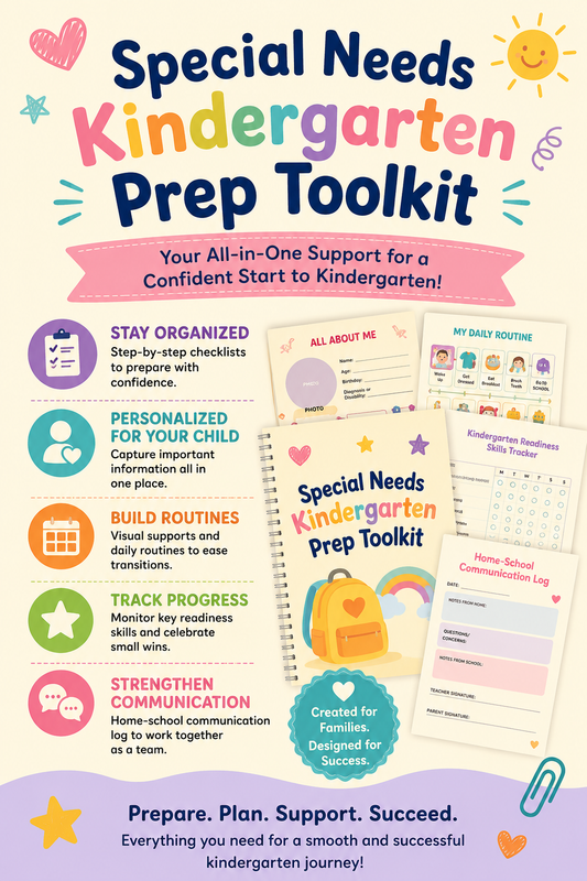 Special Needs Kindergarten Prep Toolkit