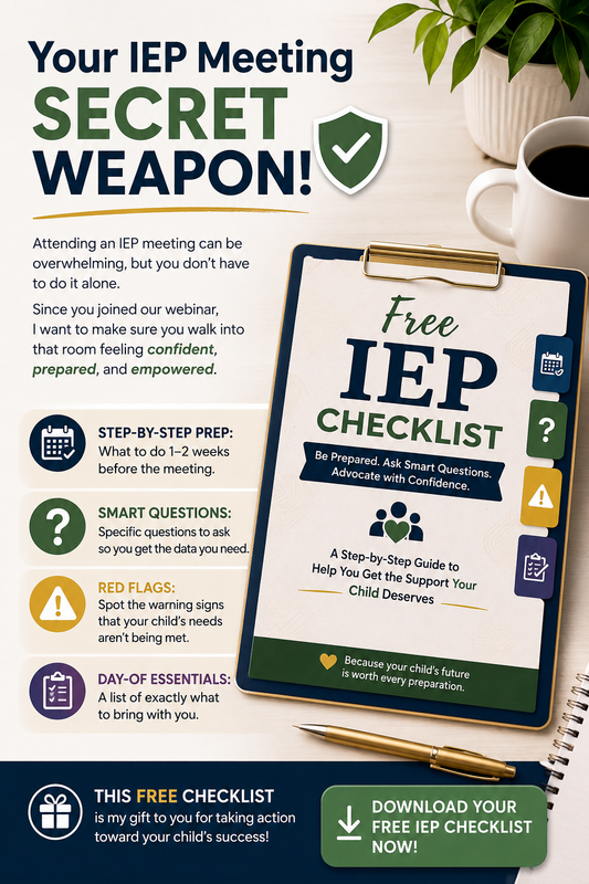 IEP FREE CHECKLIST